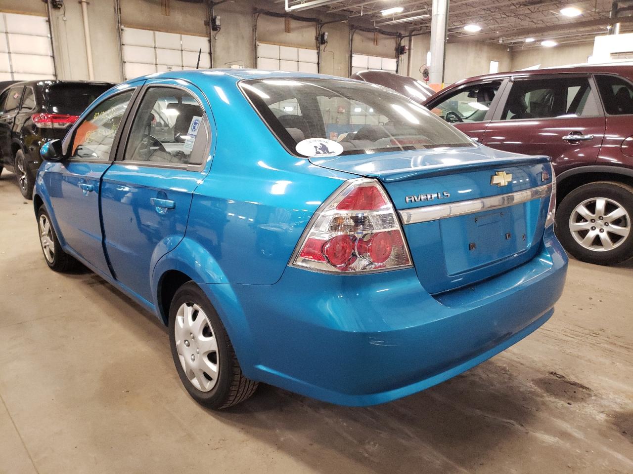 Photo 3 from auction – 2009 CHEVROLET AVEO LS with VIN KL1TD56E89B624803