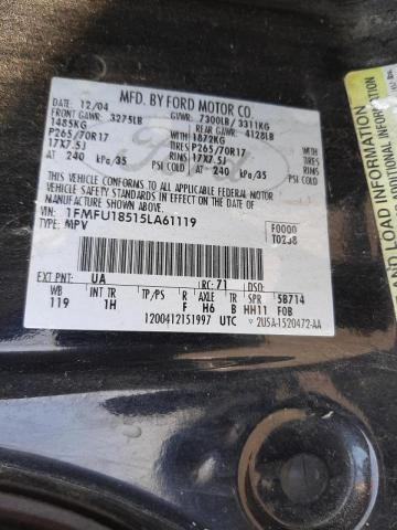 Photo 10 from auction – 2005 FORD EXPEDITION with VIN 1FMFU18515LA61119