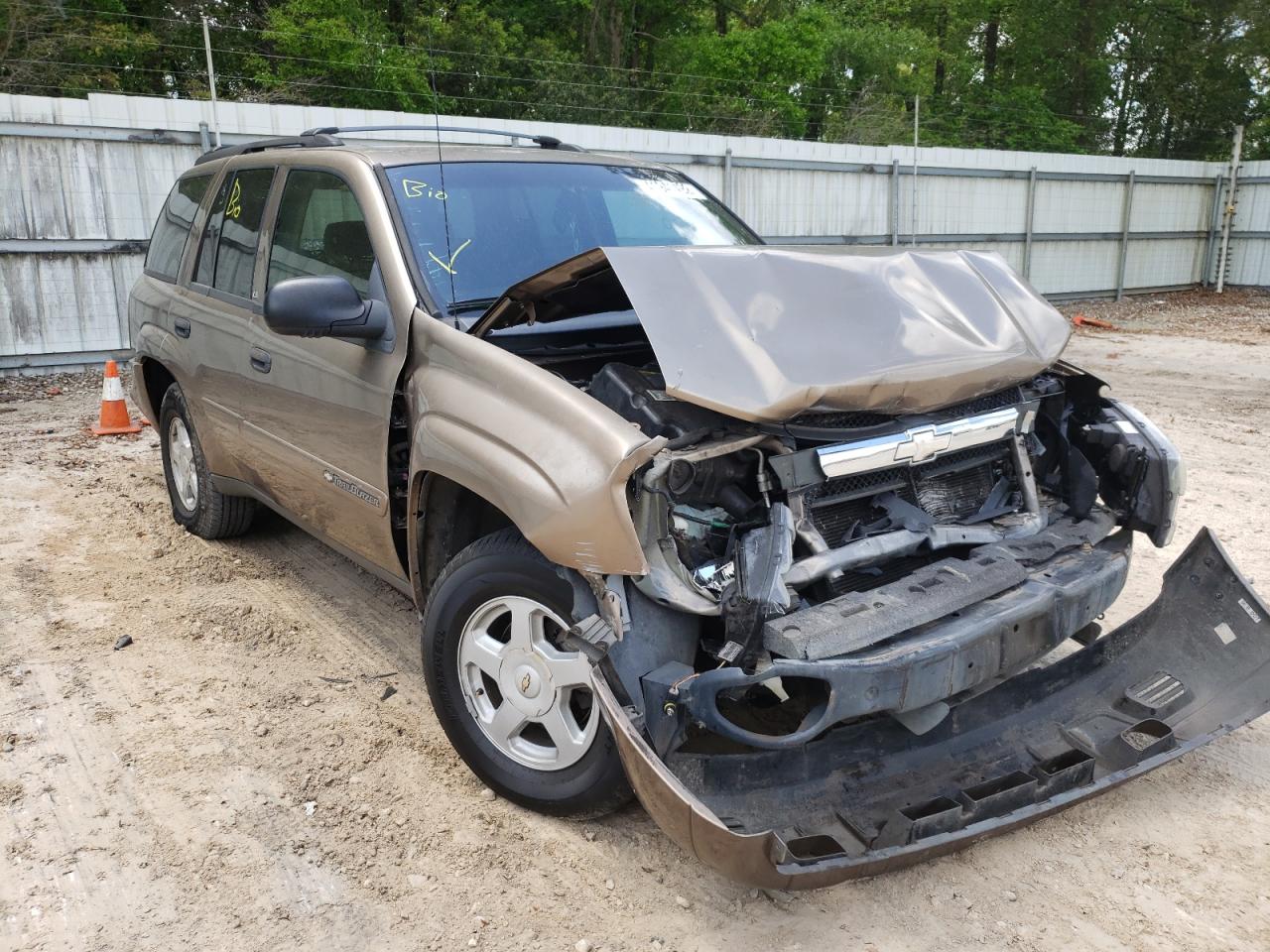 CHEVROLET TRAILBLAZE 2002 with VIN 1GNDS13S822508150 - Photo from auction