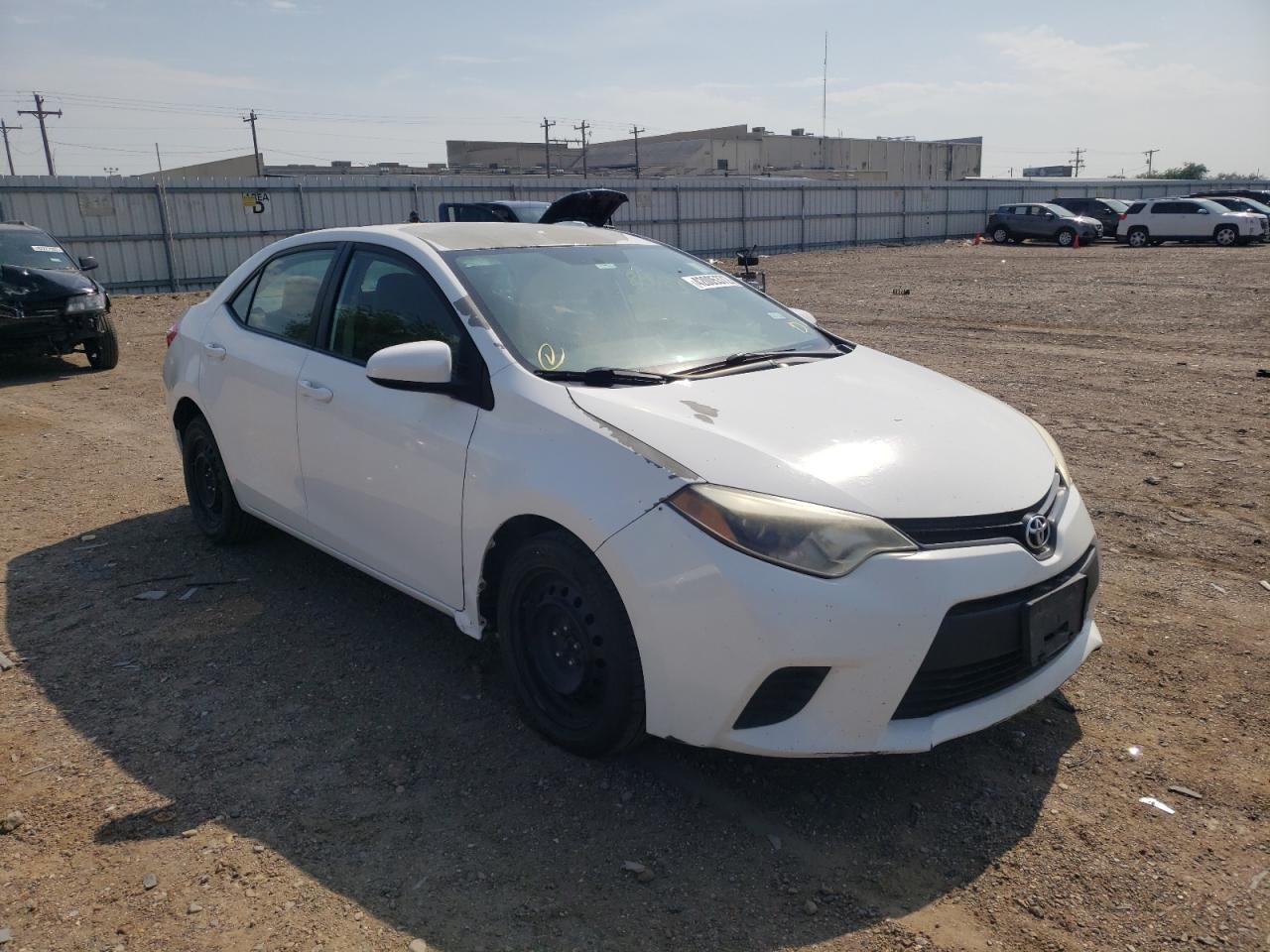 TOYOTA COROLLA L 2014 with VIN 5YFBURHE6EP089054 - Photo from auction