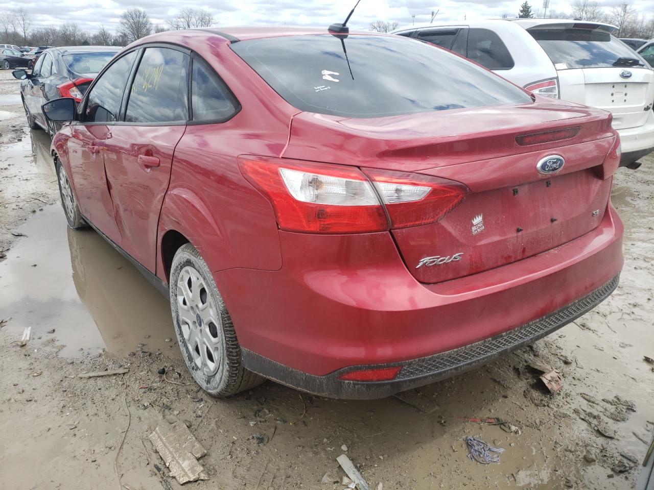 Photo 3 from auction – 2012 FORD FOCUS SE with VIN 1FAHP3F22CL118780