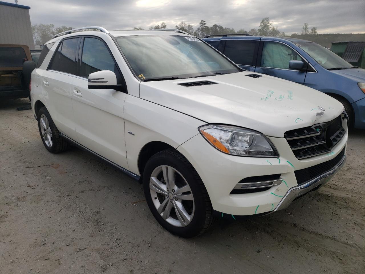 MERCEDES-BENZ ML 350 BLU 2012 with VIN 4JGDA2EB6CA027556 - Photo from auction