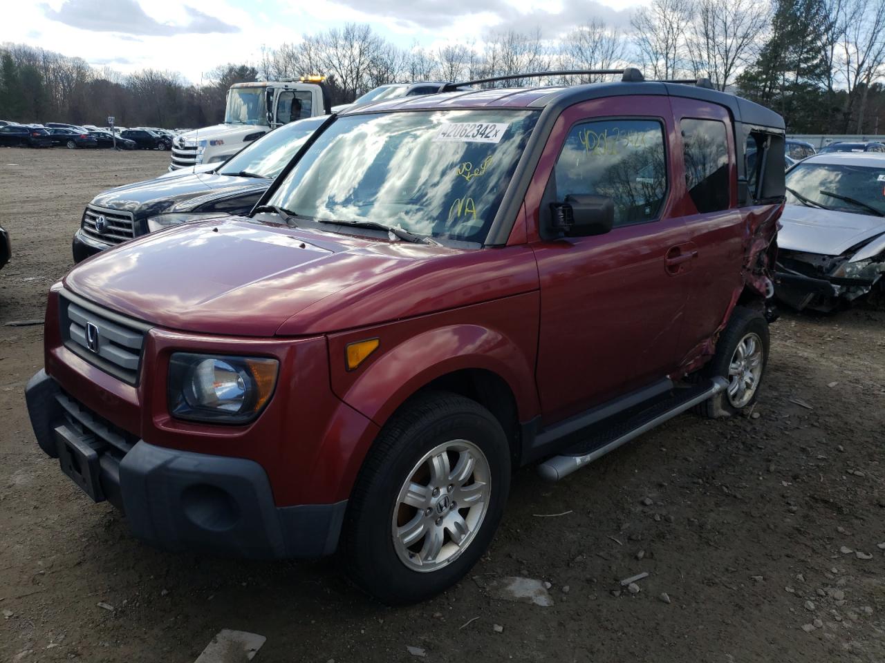 Photo 2 from auction – 2008 HONDA ELEMENT EX with VIN 5J6YH28768L002056