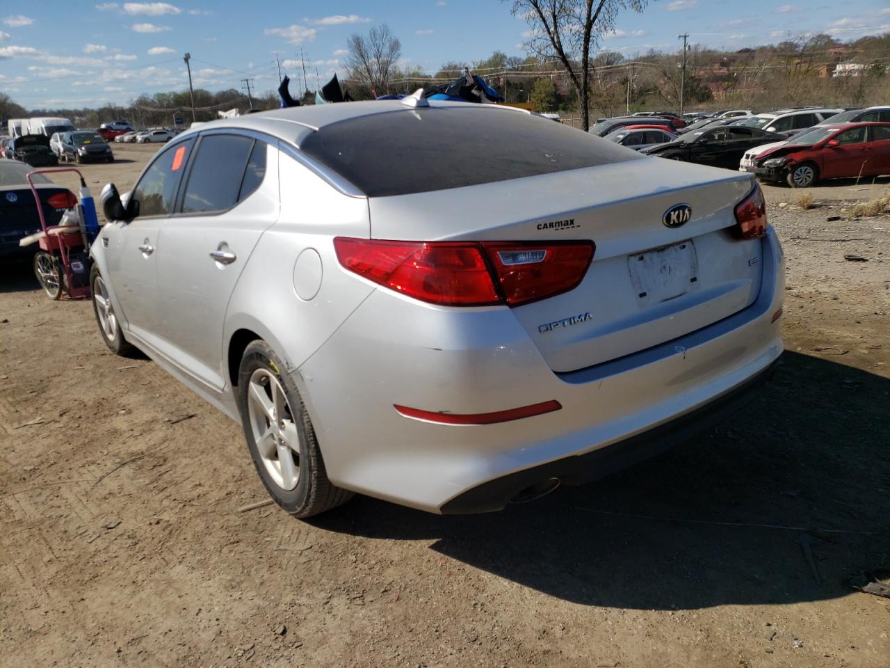 Photo 3 from auction – 2014 KIA OPTIMA LX with VIN KNAGM4A74E5499401