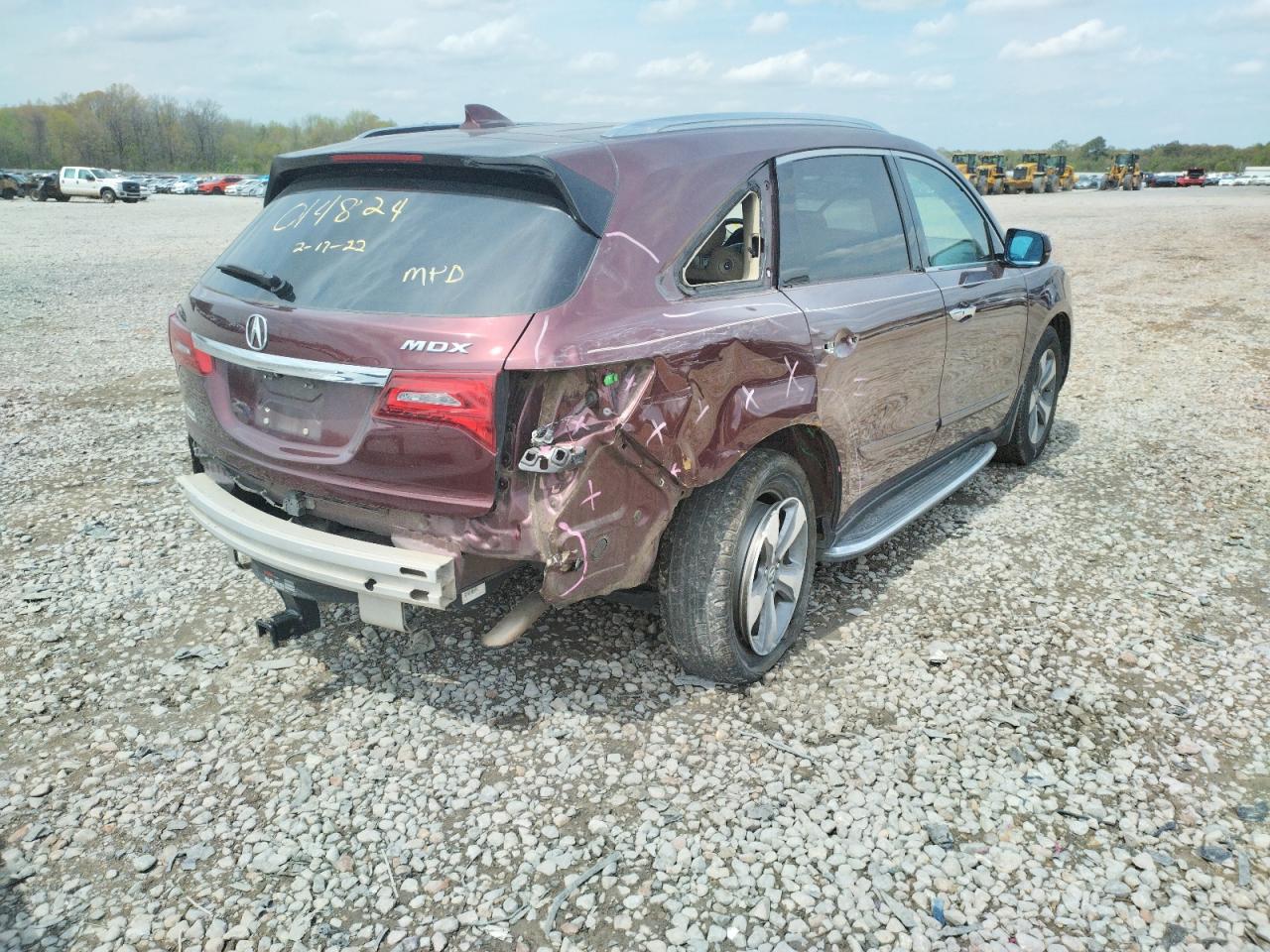 Photo 4 from auction – 2016 ACURA MDX with VIN 5FRYD3H23GB014824