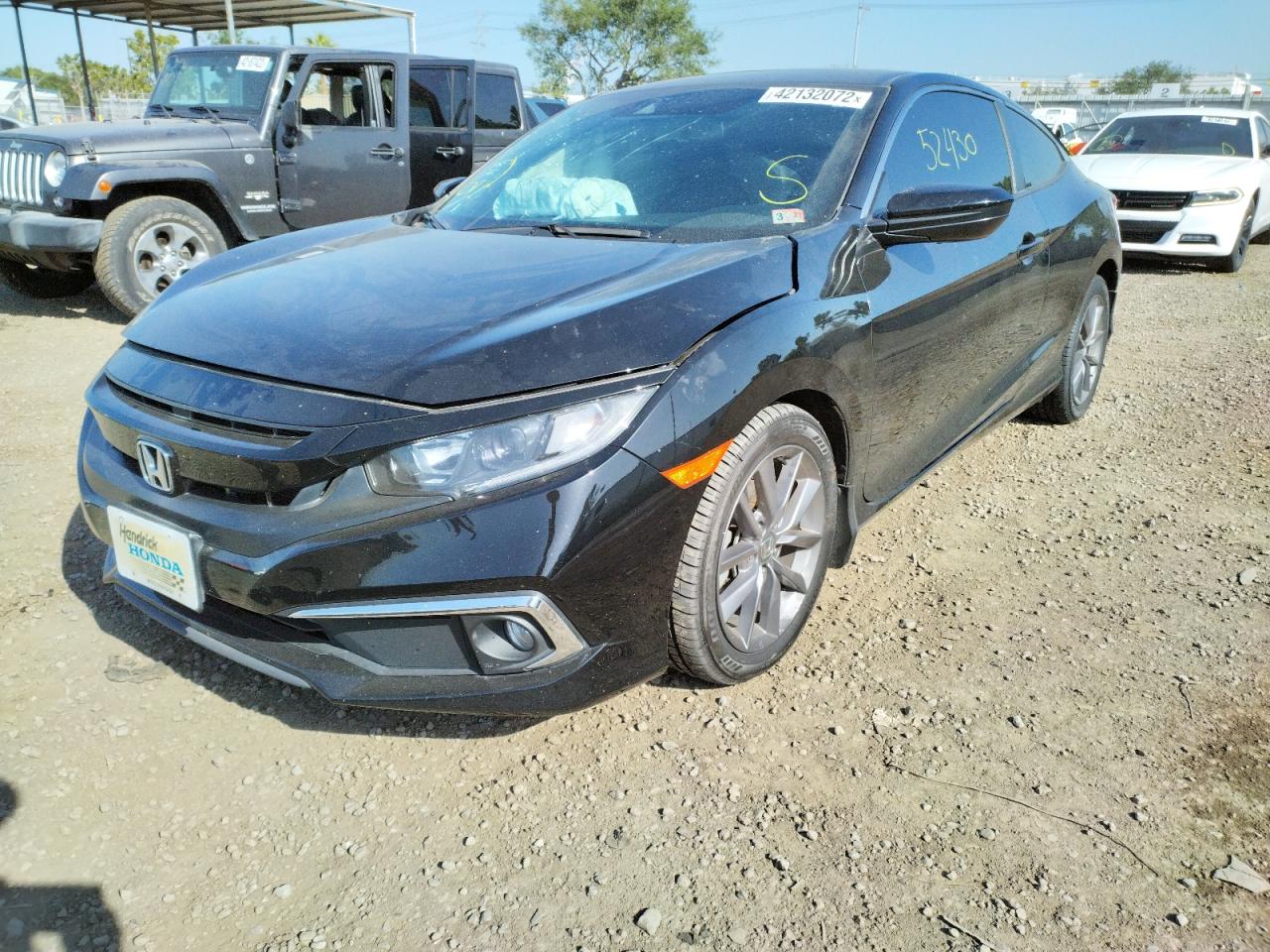 Photo 2 from auction – 2019 HONDA CIVIC EX with VIN 2HGFC3B32KH354953