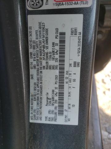 Photo 10 from auction – 2015 FORD FIESTA SE with VIN 3FADP4BJ6FM110623