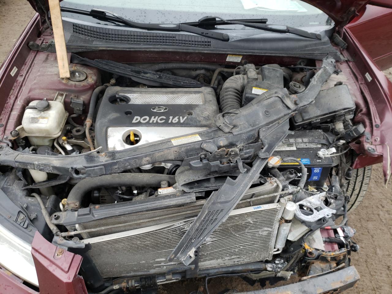 Photo 7 from auction – 2008 HYUNDAI SONATA GLS with VIN 5NPET46C48H330616