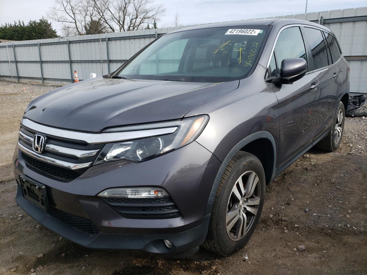 Photo 2 from auction – 2018 HONDA PILOT EXL with VIN 5FNYF6H51JB050204