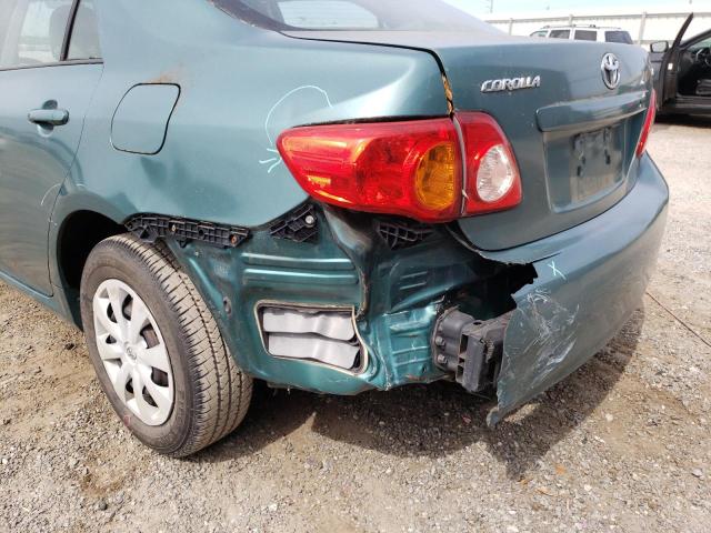 Photo 9 from auction – 2010 TOYOTA COROLLA BA with VIN 1NXBU4EE8AZ279020