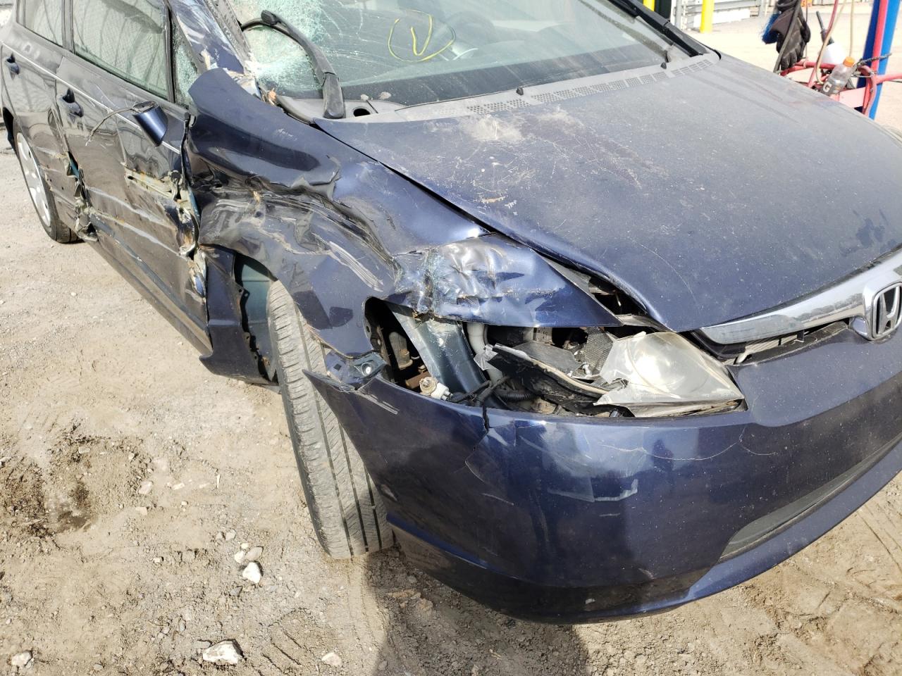Photo 9 from auction – 2008 HONDA CIVIC LX with VIN 2HGFA16518H523598