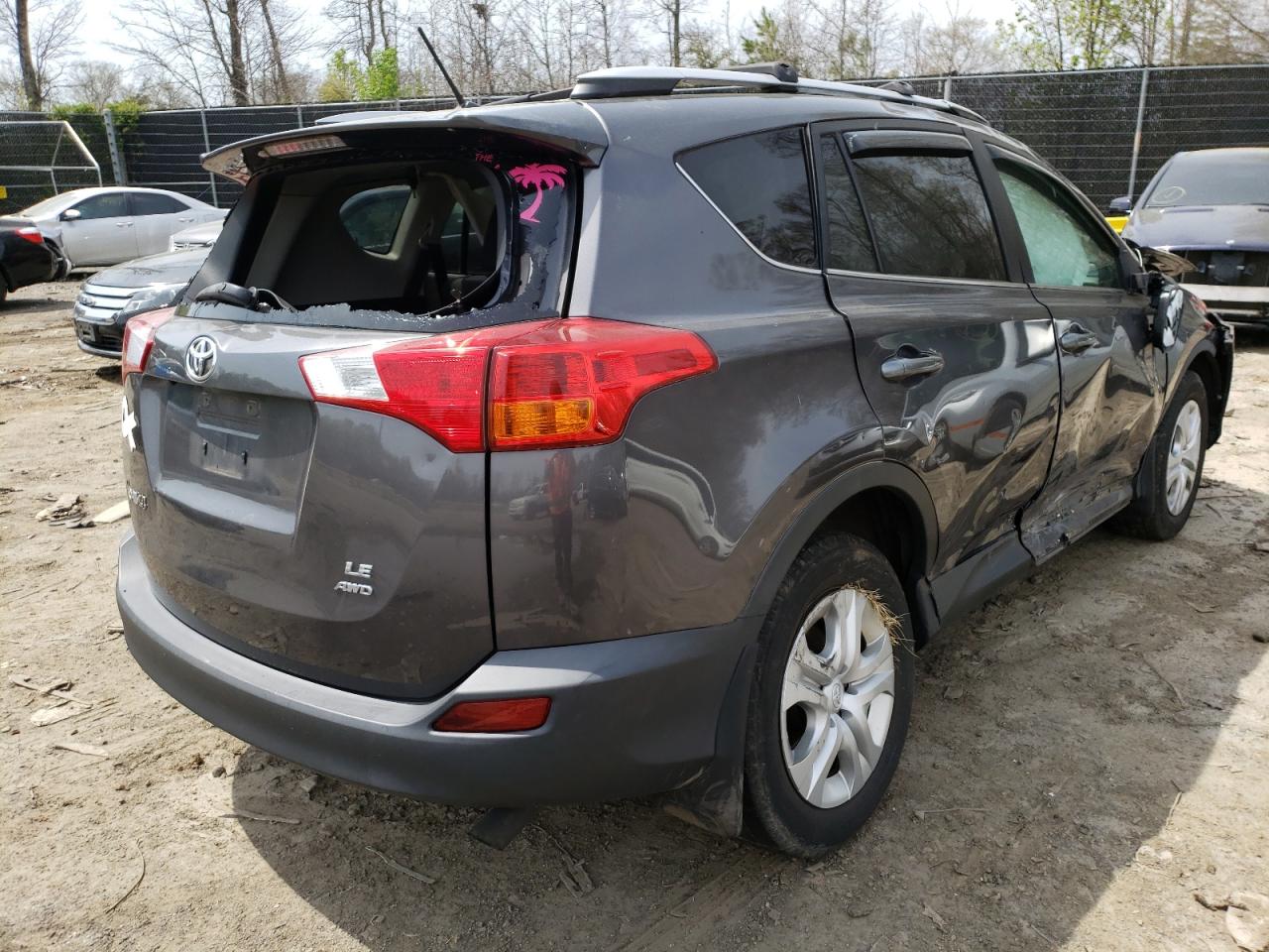 Photo 4 from auction – 2013 TOYOTA RAV4 LE with VIN 2T3BFREV9DW060201