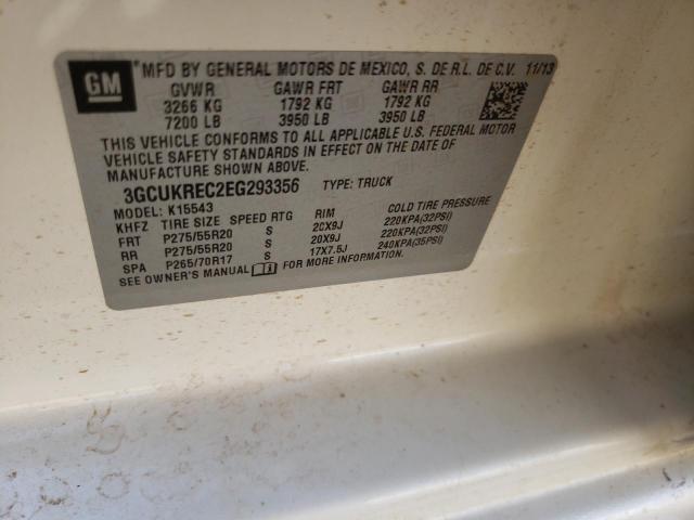 Photo 10 from auction – 2014 CHEVROLET SILVERADO with VIN 3GCUKREC2EG293356