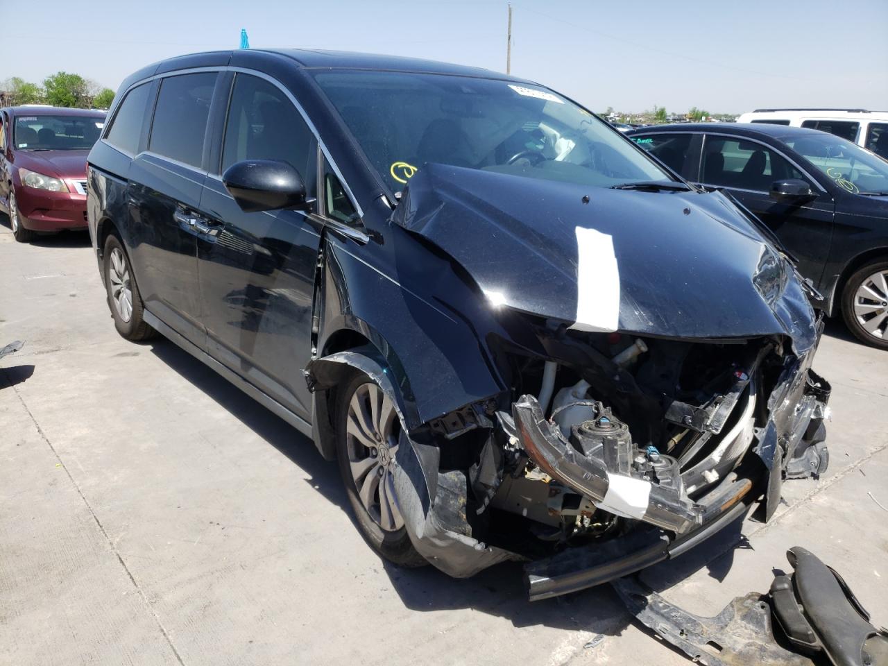 HONDA ODYSSEY EX 2017 with VIN 5FNRL5H68HB022894 - Photo from auction