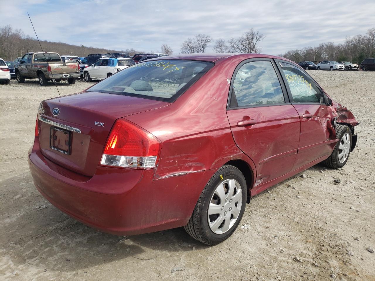Photo 4 from auction – 2009 KIA SPECTRA EX with VIN KNAFE222495643454