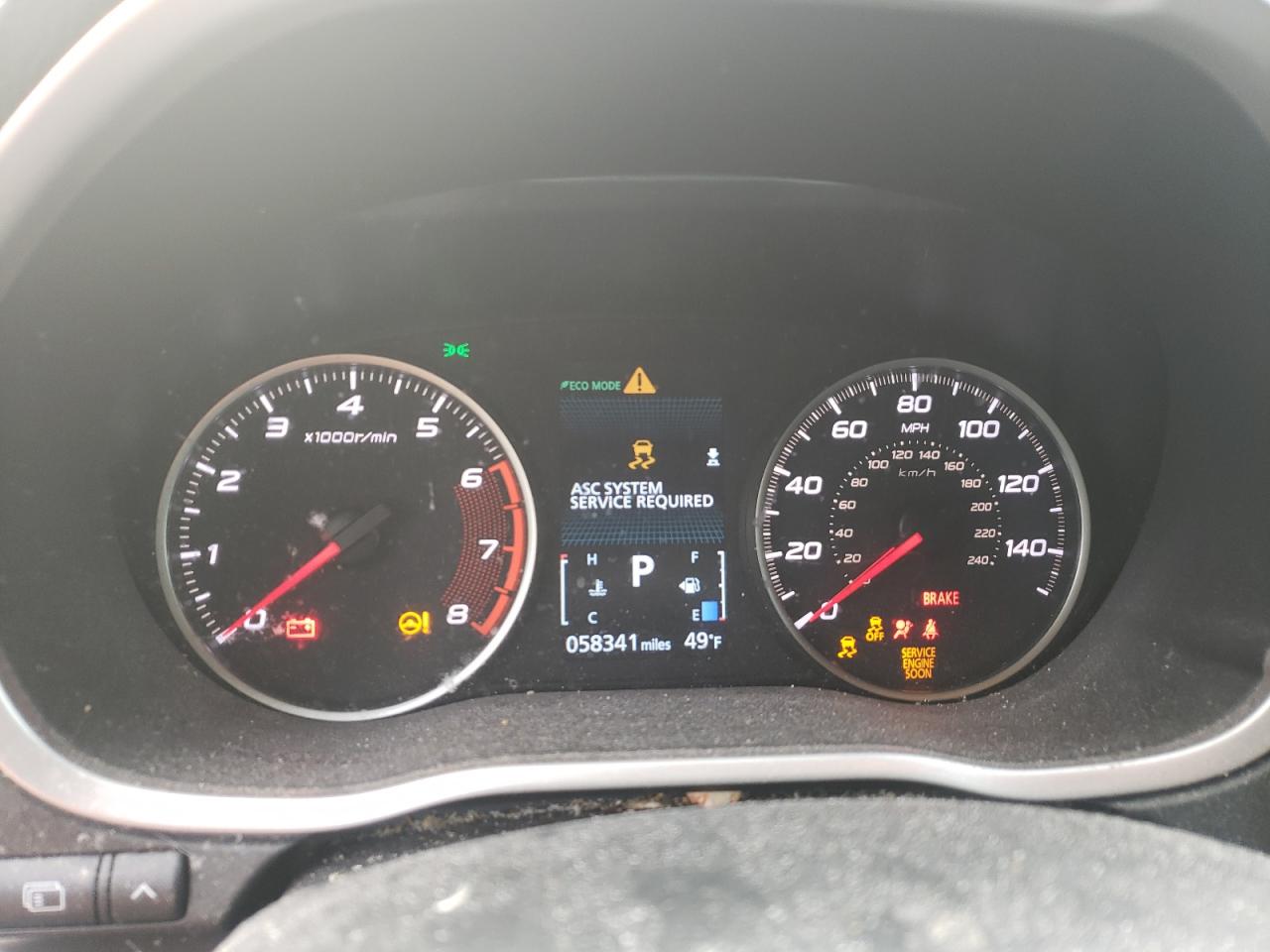 Photo 8 from auction – 2020 MITSUBISHI ECLIPSE CR with VIN JA4AS4AA5LZ012247