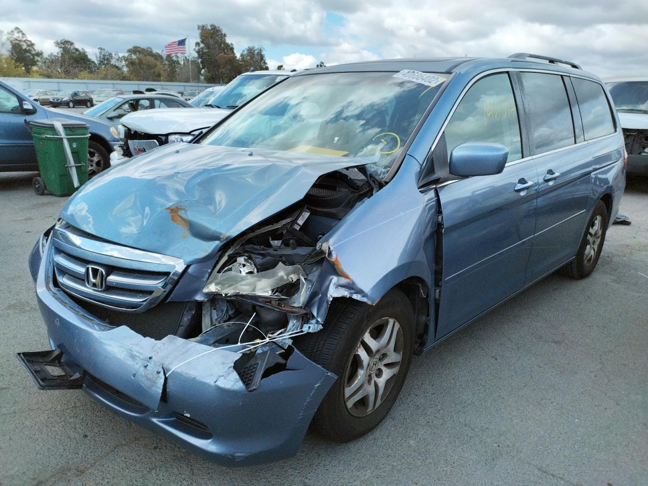 Photo 2 from auction – 2006 HONDA ODYSSEY EX with VIN 5FNRL38756B067740