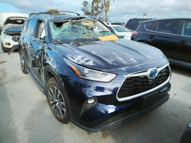 TOYOTA HIGHLANDER 2021 with VIN 5TDHARAH1MS504049 - Photo from auction