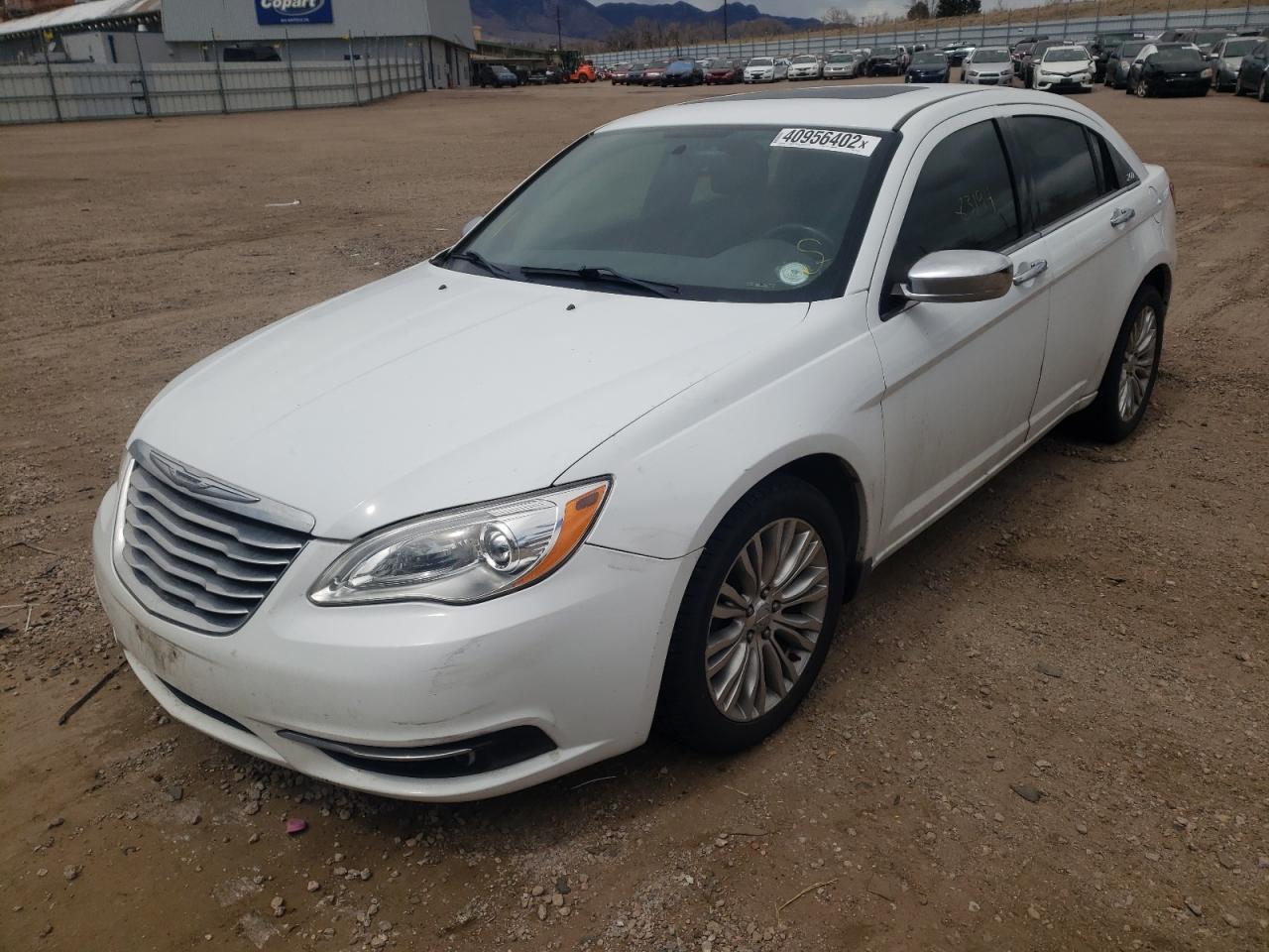 Photo 2 from auction – 2012 CHRYSLER 200 LIMITE with VIN 1C3CCBCG5CN241475
