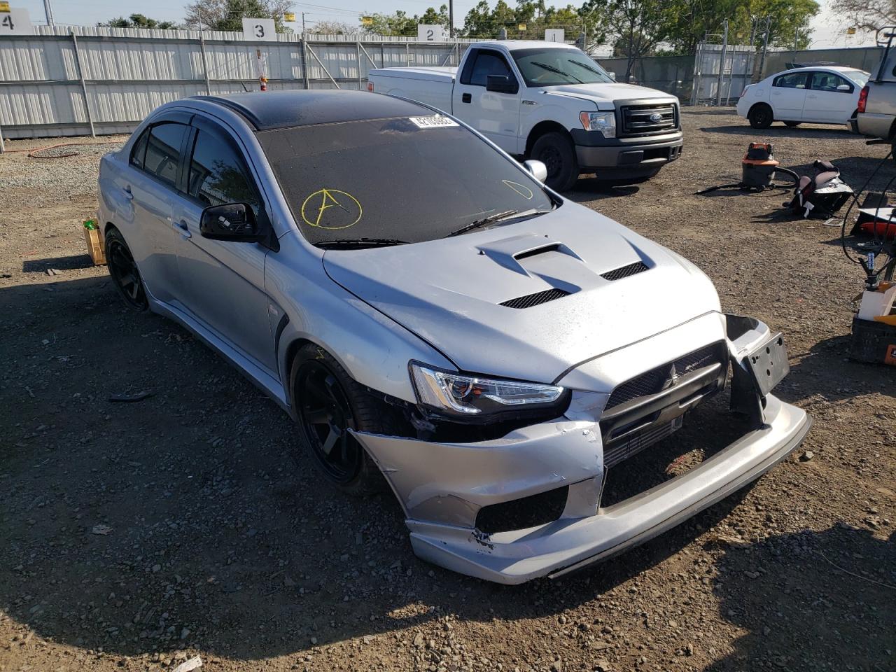 MITSUBISHI LANCER EVO 2008 with VIN JA3AW86V48U043683 - Photo from auction