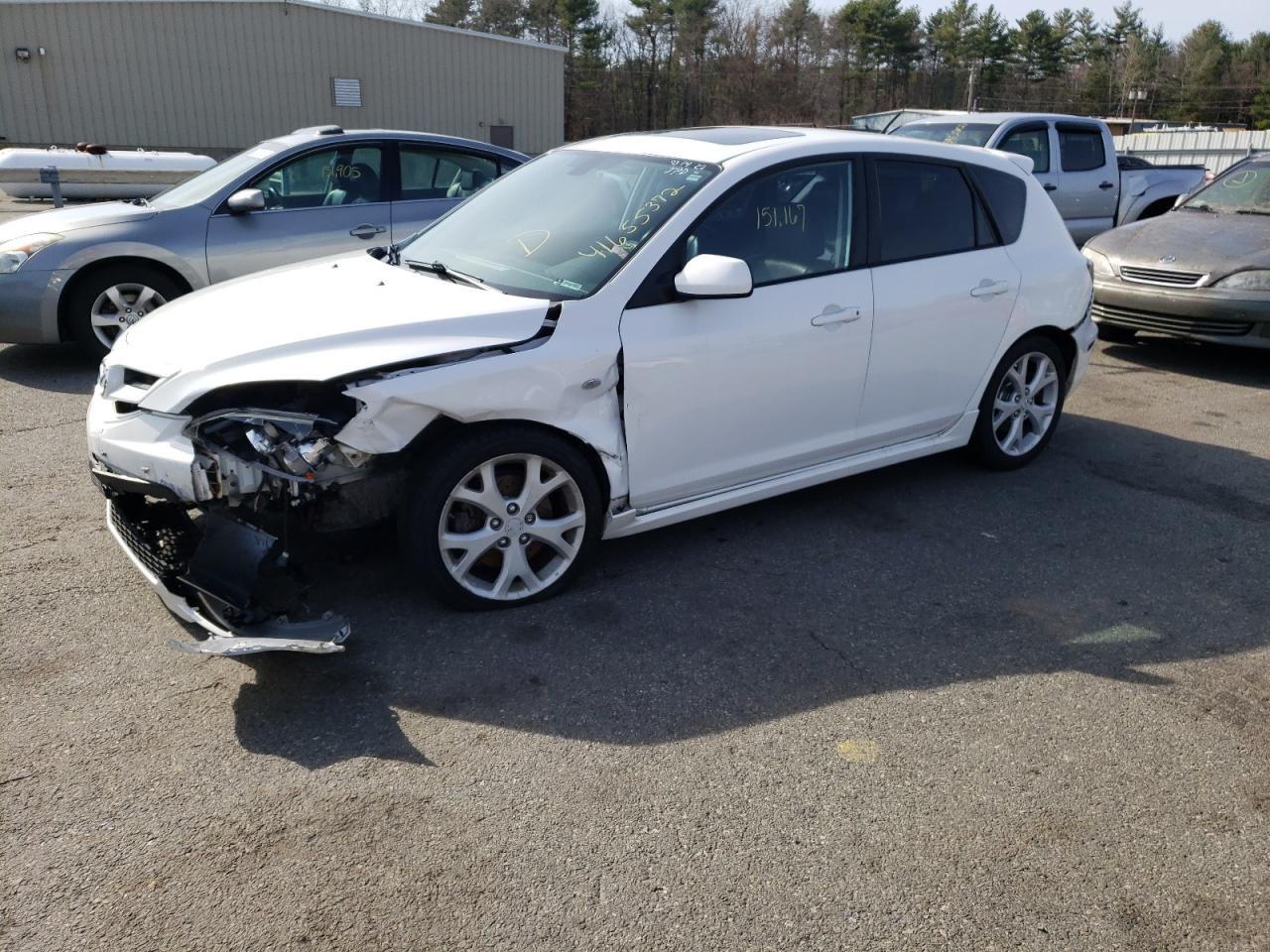 Photo 2 from auction – 2008 MAZDA 3 HATCHBAC with VIN JM1BK344681820154
