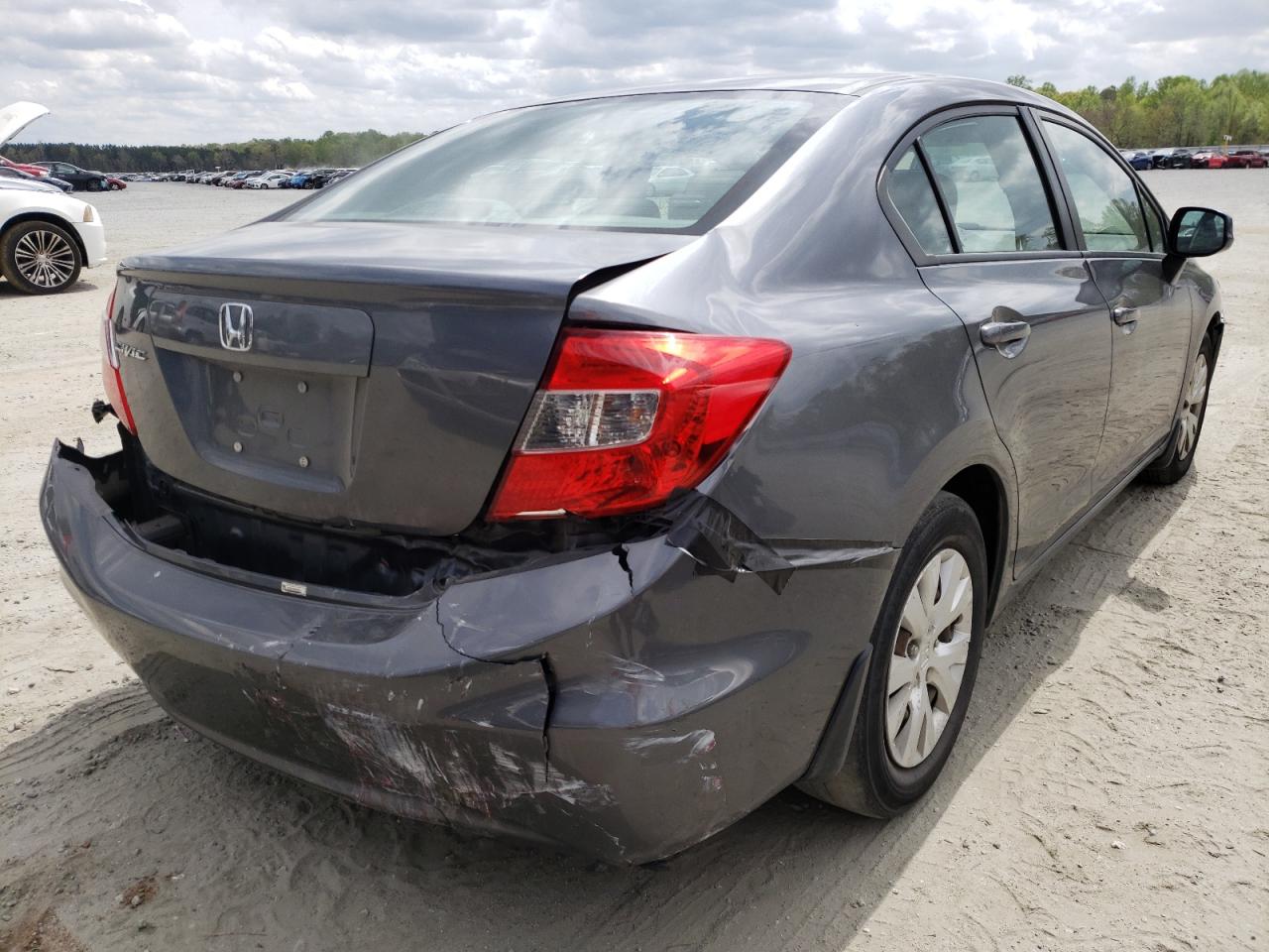 Photo 4 from auction – 2012 HONDA CIVIC LX with VIN 19XFB2F52CE088175
