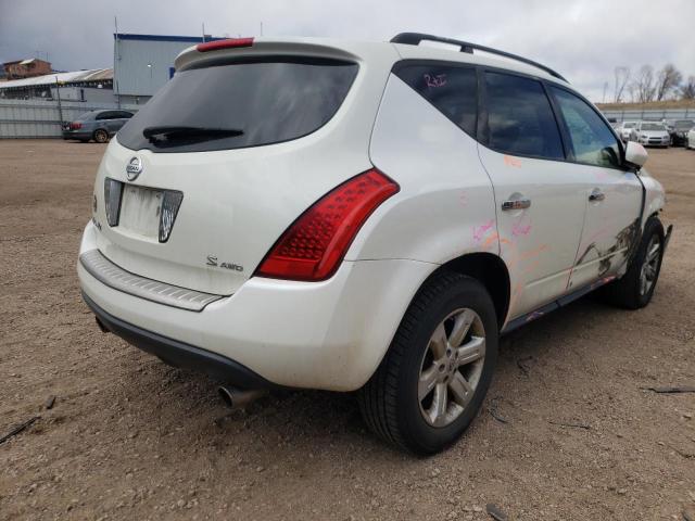 Photo 4 from auction – 2007 NISSAN MURANO SL with VIN JN8AZ08W77W627745