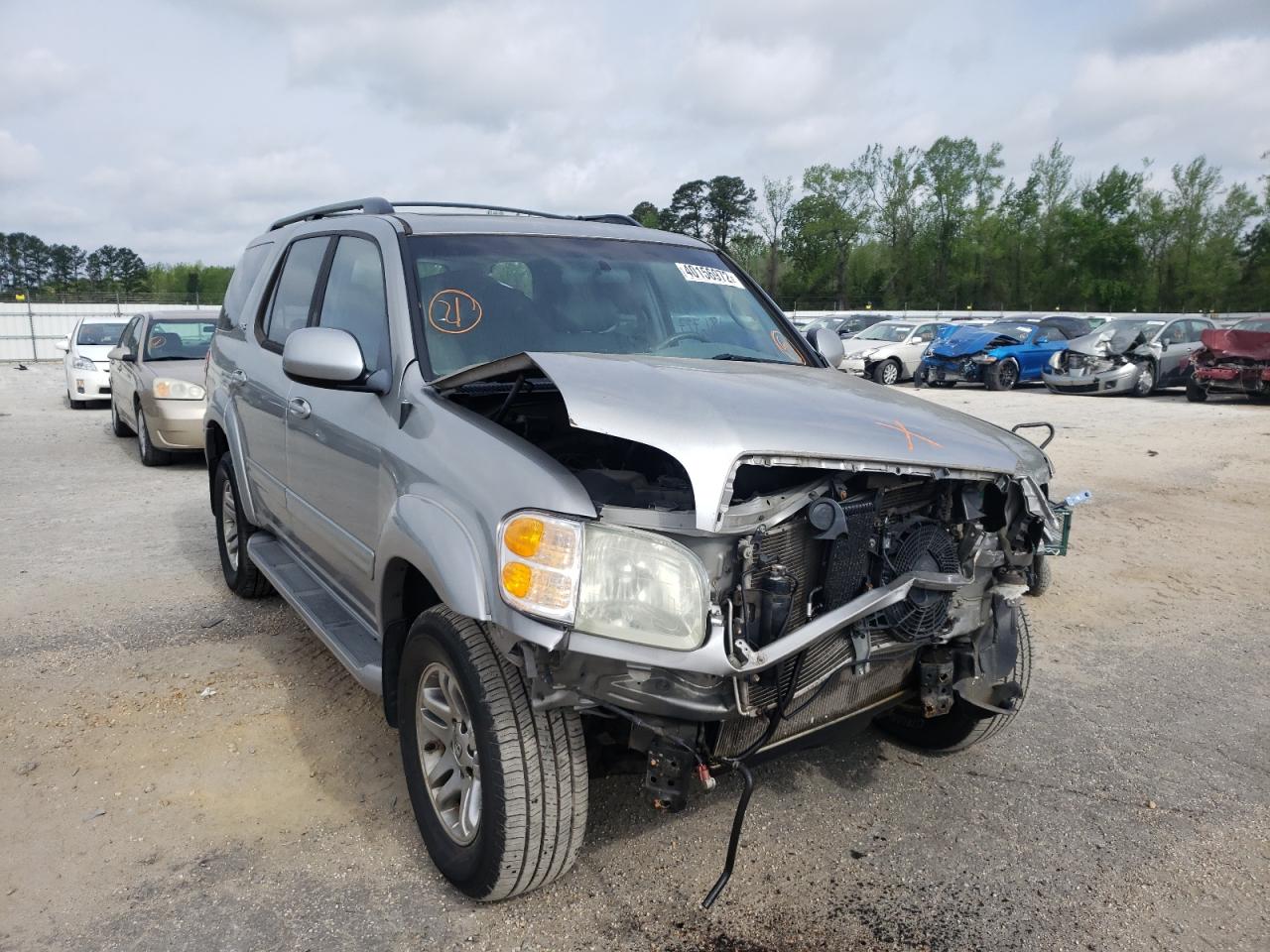 TOYOTA SEQUOIA SR 2004 with VIN 5TDBT44A44S213675 - Photo from auction