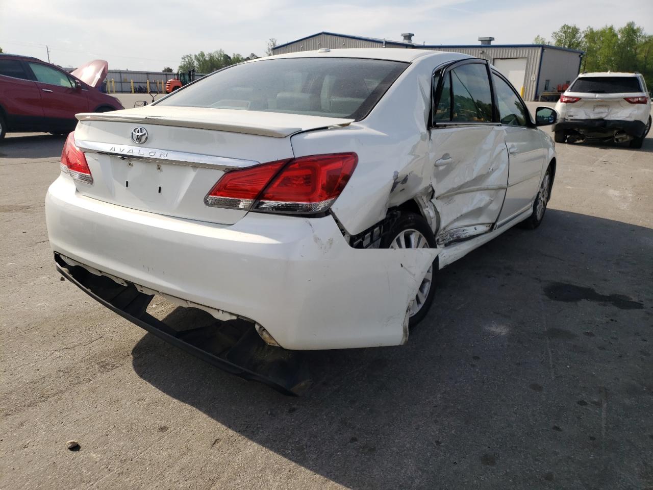 Photo 4 from auction – 2011 TOYOTA AVALON BAS with VIN 4T1BK3DB2BU414243