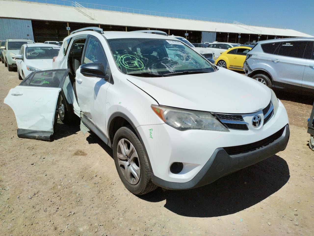 TOYOTA RAV4 LE 2015 with VIN 2T3ZFREV2FW177734 - Photo from auction