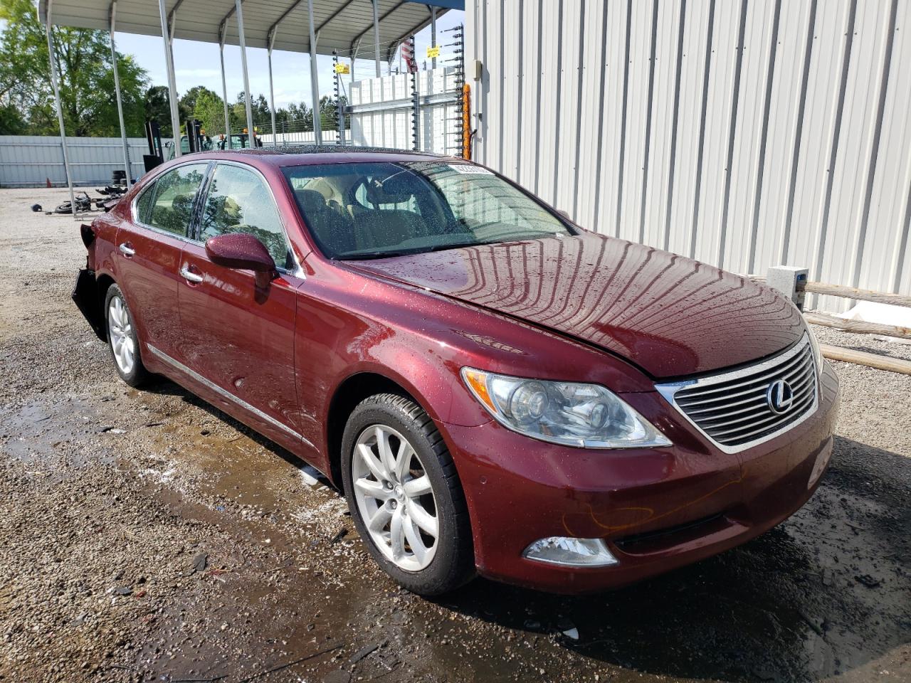 LEXUS LS 460 2007 with VIN JTHBL46F875010113 - Photo from auction