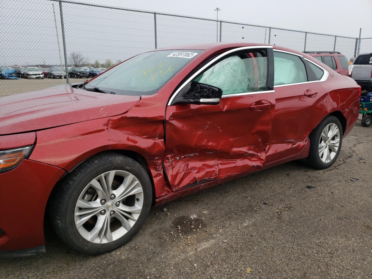 Photo 9 from auction – 2014 CHEVROLET IMPALA LT with VIN 2G1125S33E9169454