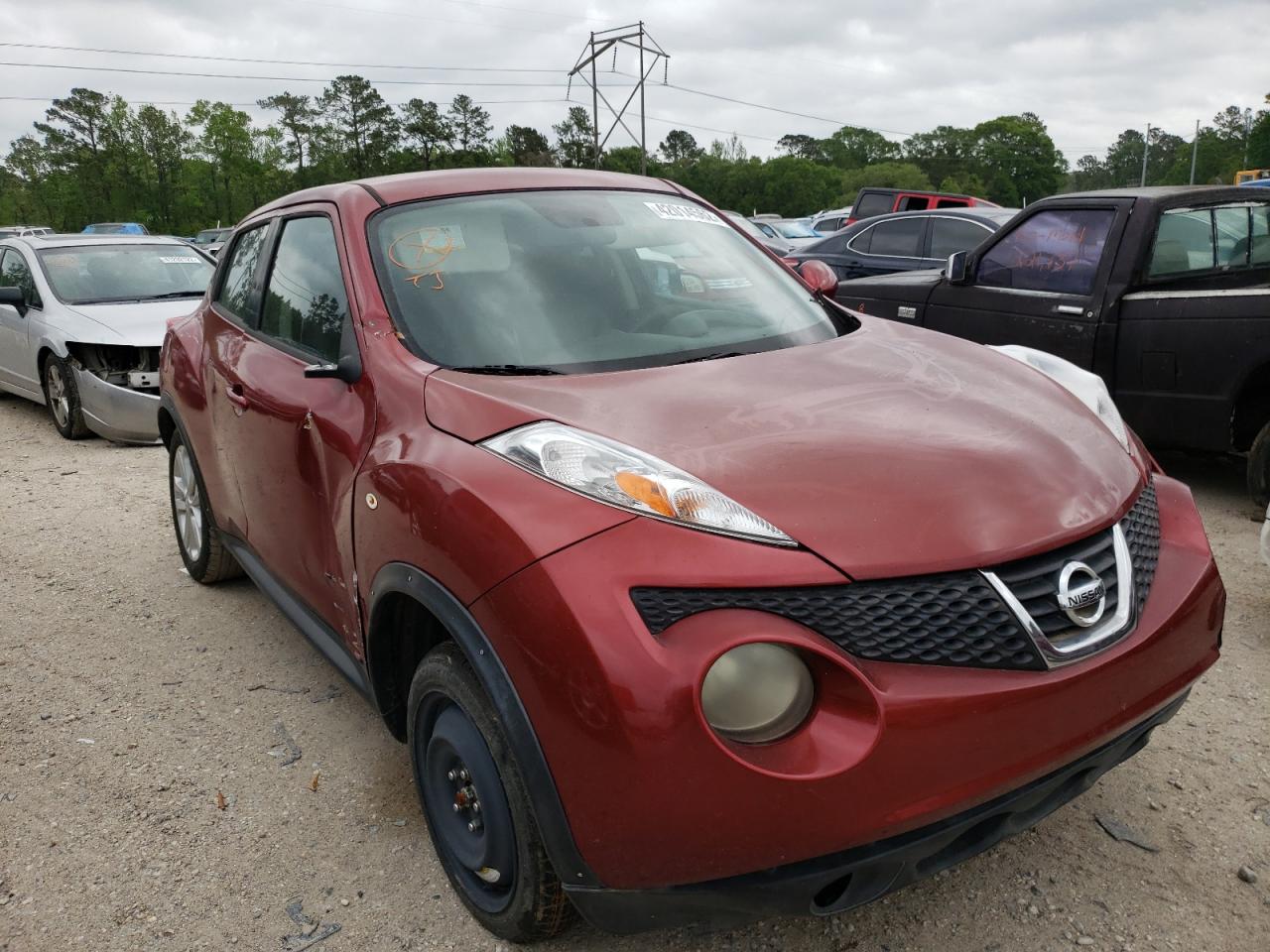 NISSAN JUKE S 2011 with VIN JN8AF5MR7BT004397 - Photo from auction
