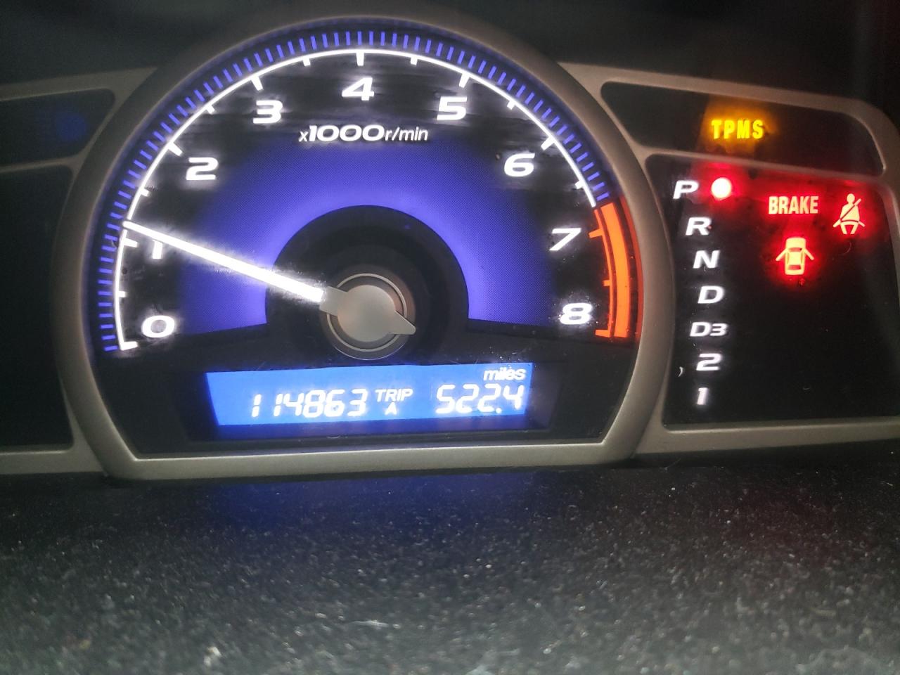 Photo 8 from auction – 2010 HONDA CIVIC LX with VIN 2HGFA1F52AH304669