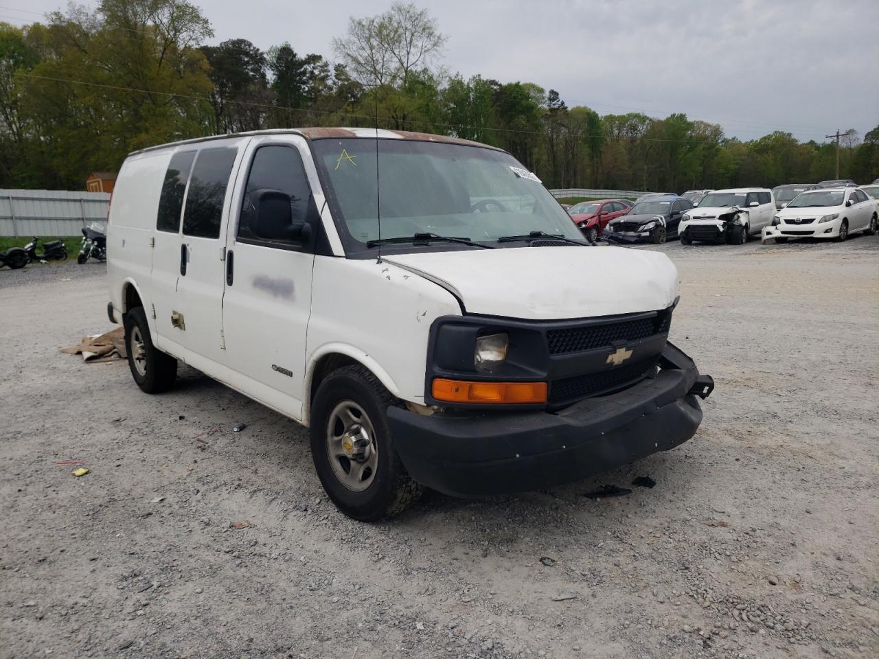 CHEVROLET EXPRESS G2 2003 with VIN 1GCFG25T531131797 - Photo from auction