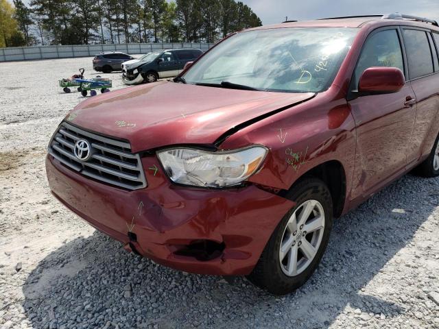 Photo 9 from auction – 2010 TOYOTA HIGHLANDER with VIN 5TDJK3EH1AS035305
