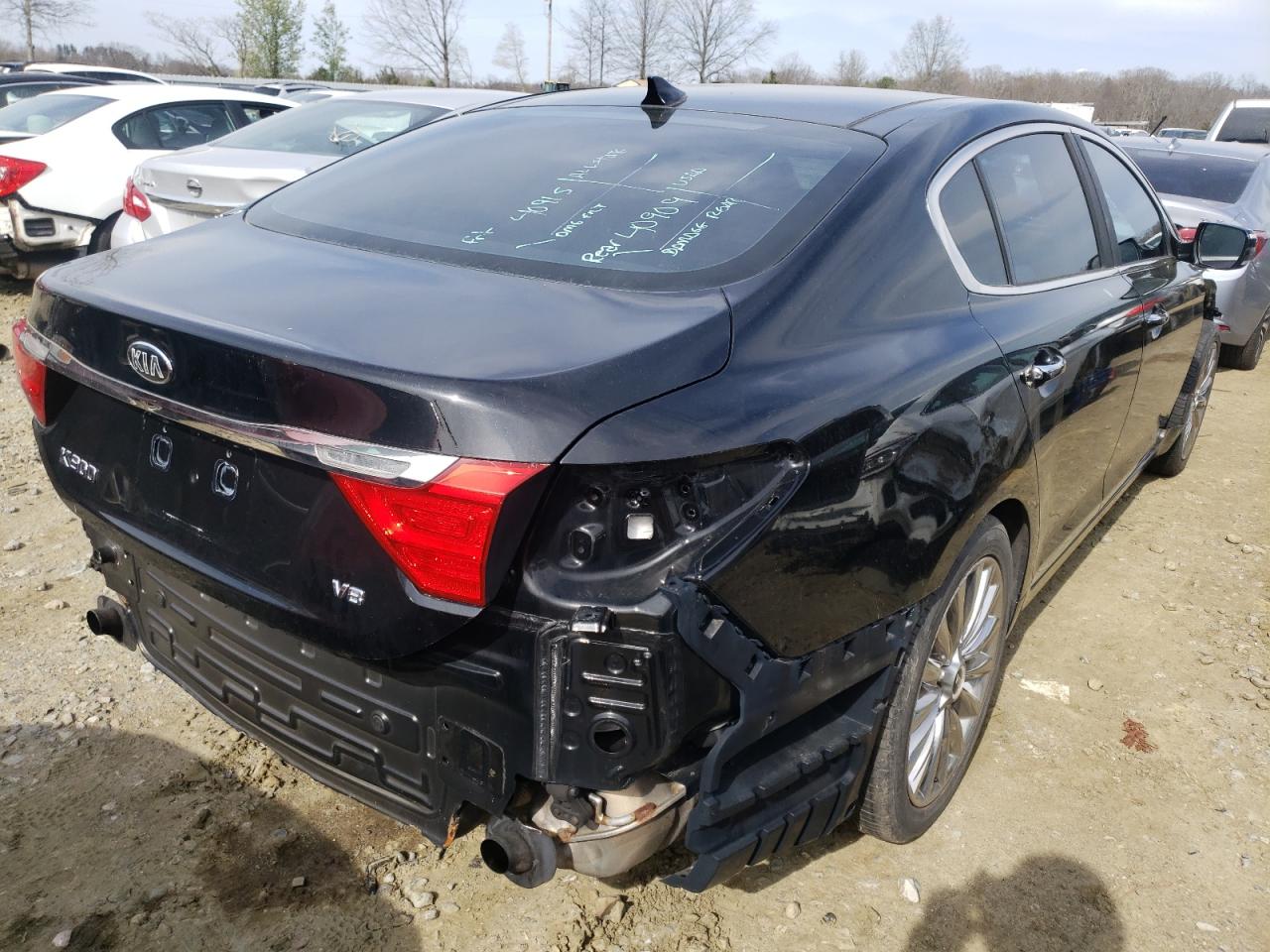 Photo 4 from auction – 2015 KIA K900 with VIN KNALW4D41F6018252