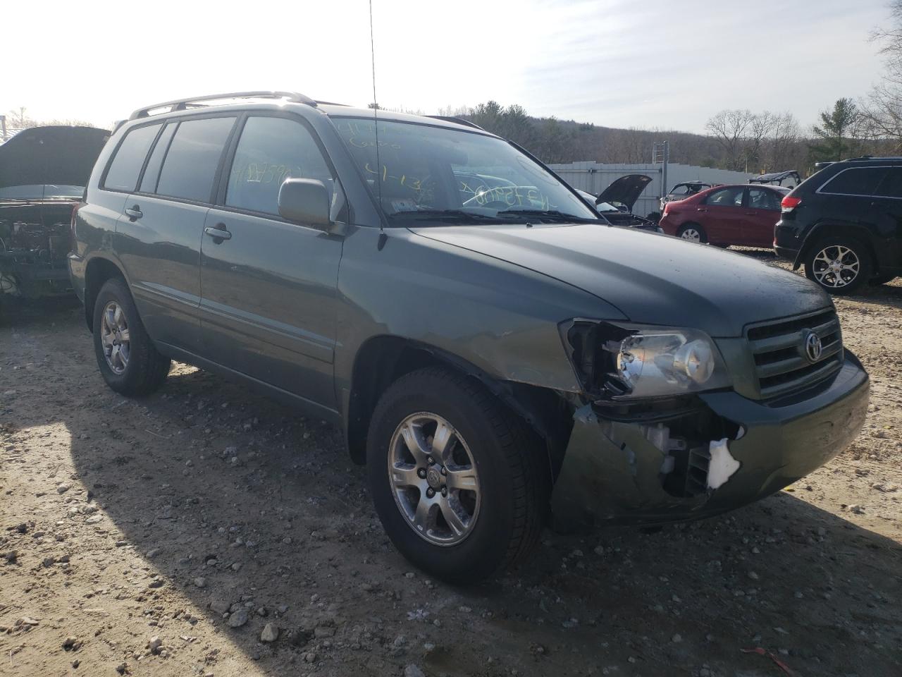 TOYOTA HIGHLANDER 2007 with VIN JTEEP21A270206611 - Photo from auction