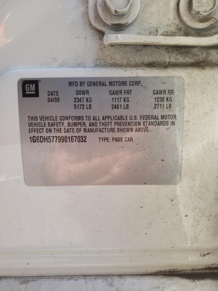 Photo 10 from auction – 2009 CADILLAC CTS with VIN 1G6DH577990167032