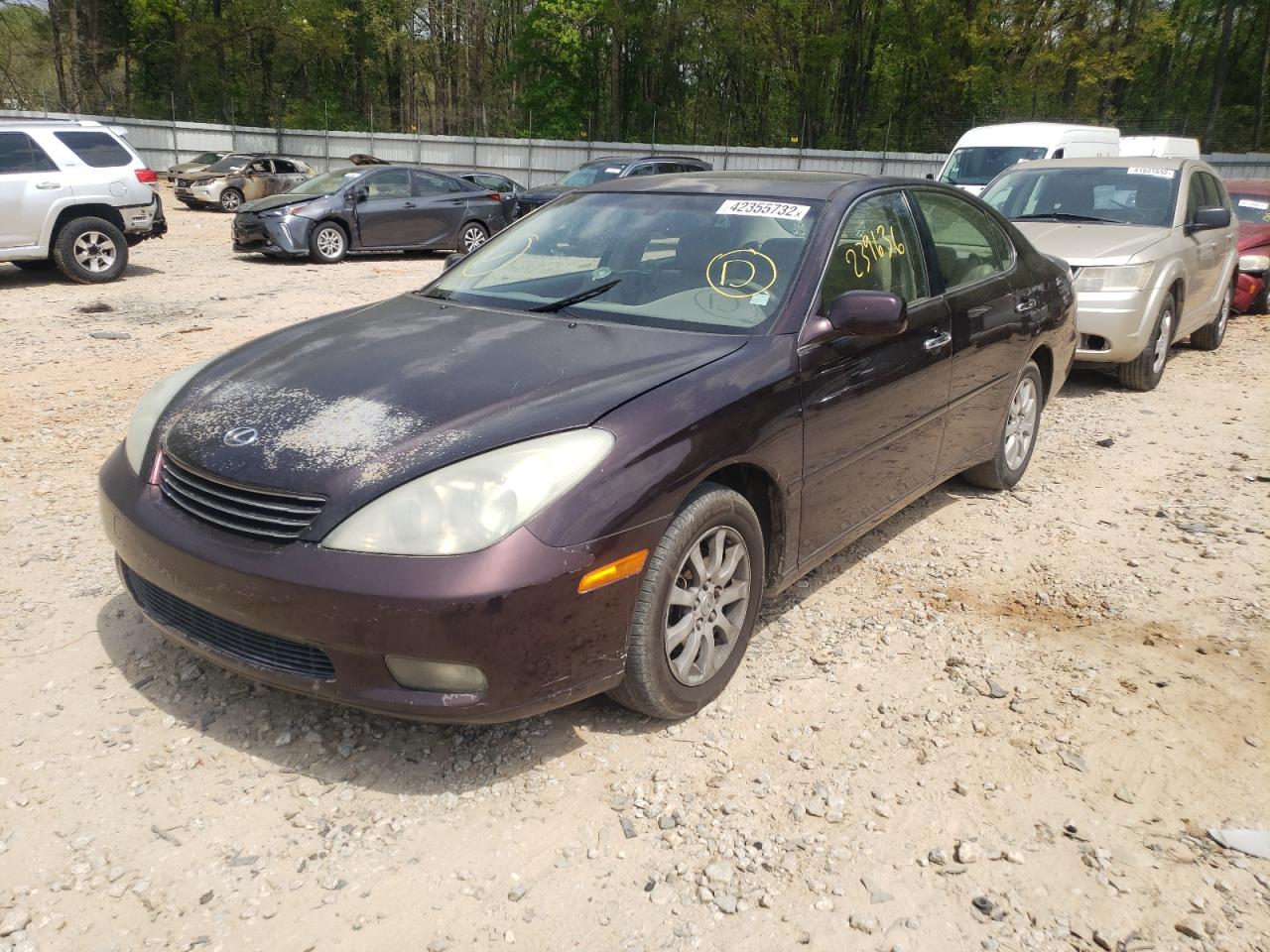 Photo 2 from auction – 2003 LEXUS ES 300 with VIN JTHBF30G430140769