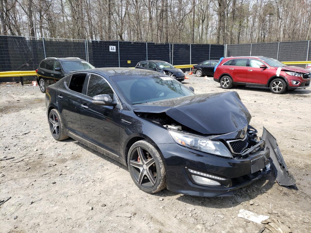 KIA OPTIMA SX 2013 with VIN 5XXGR4A66DG201193 - Photo from auction