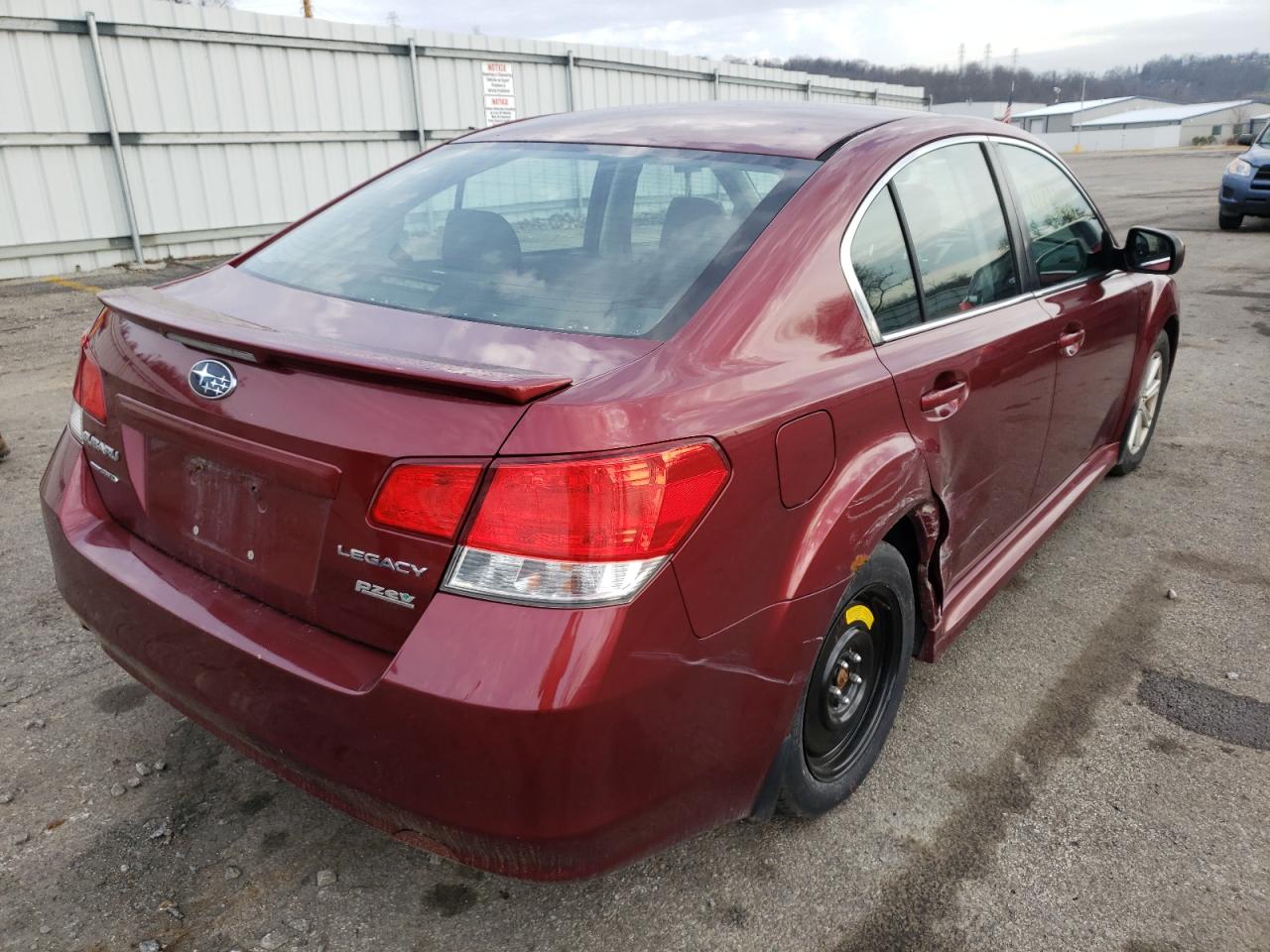 Photo 4 from auction – 2010 SUBARU LEGACY 2.5 with VIN 4S3BMBH66A3218056