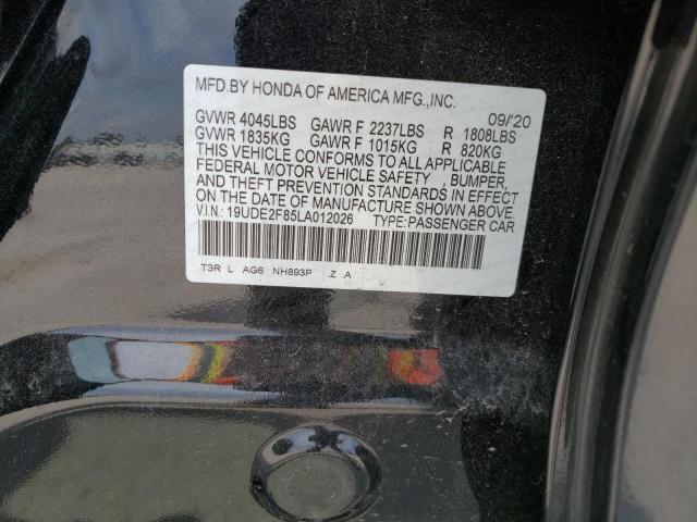 Photo 10 from auction – 2020 ACURA ILX PREMIU with VIN 19UDE2F85LA012026