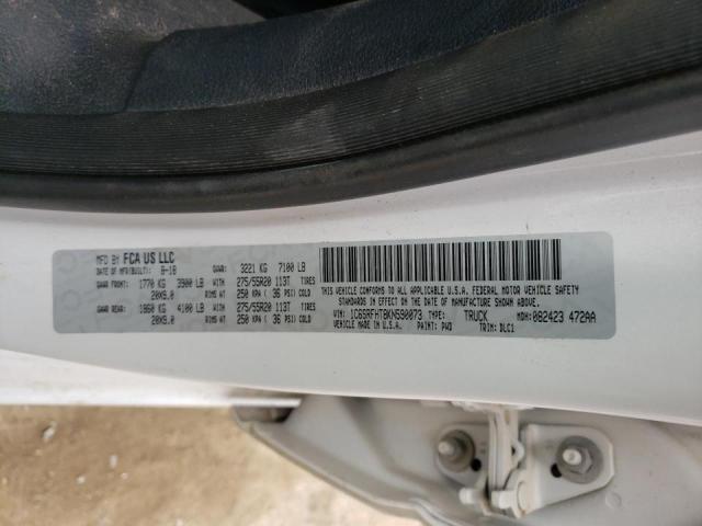 Photo 10 from auction – 2019 RAM 1500 LIMIT with VIN 1C6SRFHT8KN590073