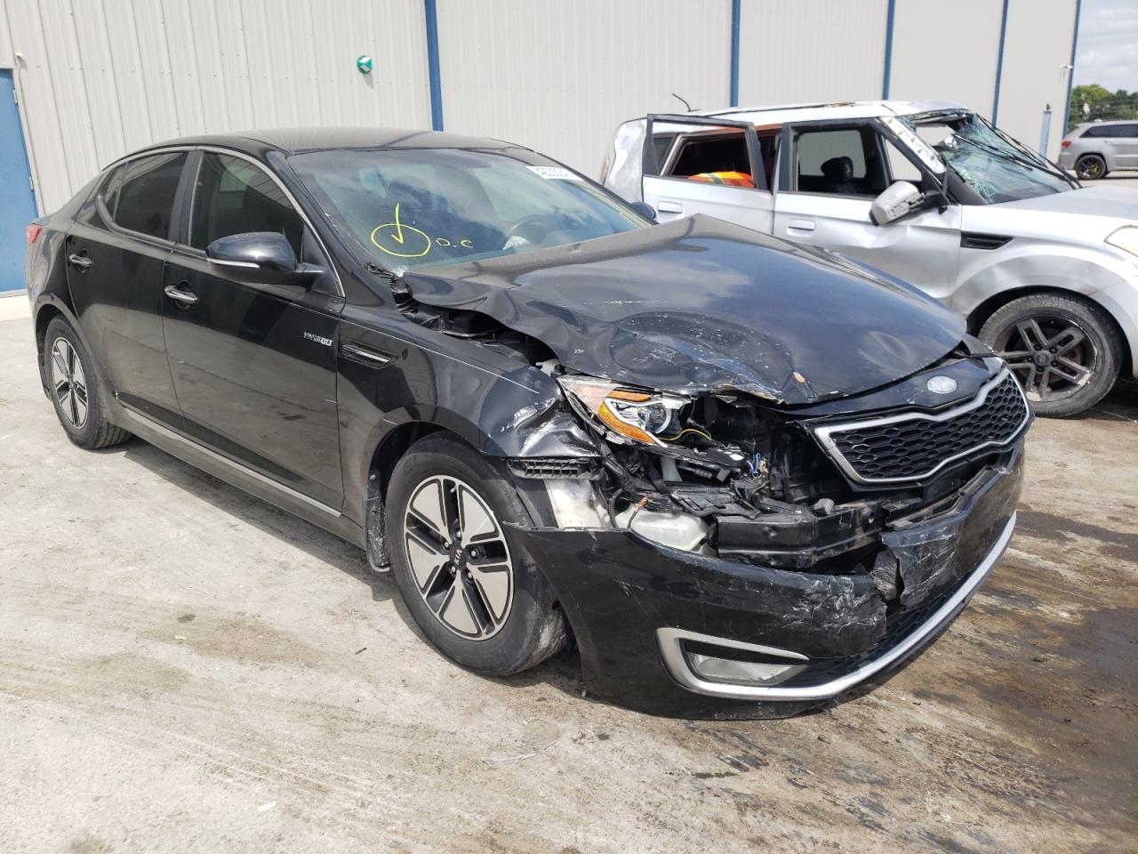 KIA OPTIMA HYB 2013 with VIN KNAGM4AD5D5043850 - Photo from auction