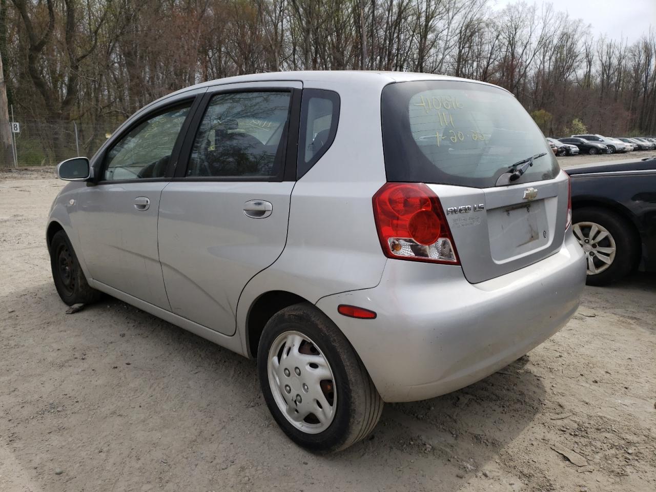 Photo 3 from auction – 2006 CHEVROLET AVEO BASE with VIN KL1TD66646B621844