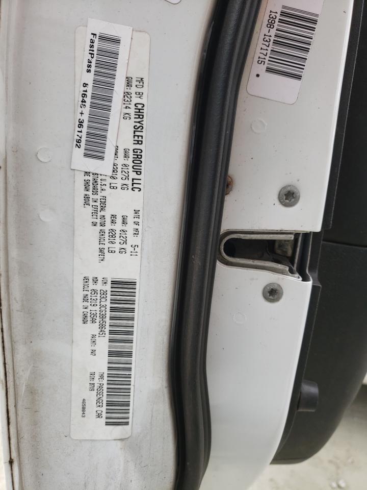 Photo 10 from auction – 2011 DODGE CHARGER with VIN 2B3CL3CG3BH586451