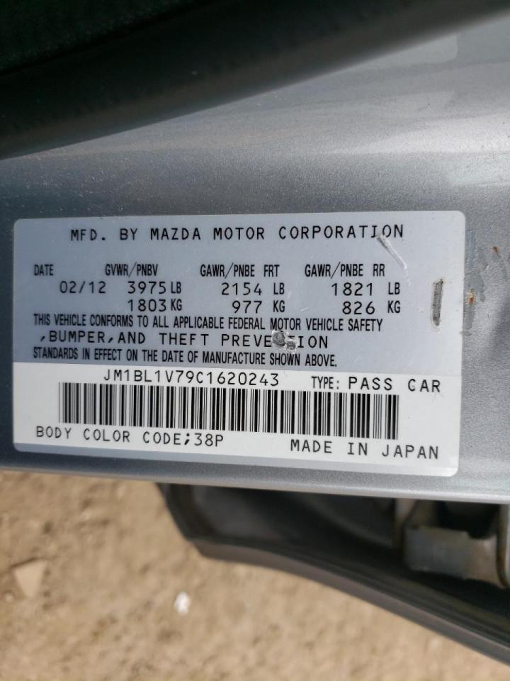 Photo 10 from auction – 2012 MAZDA 3 I with VIN JM1BL1V79C1620243