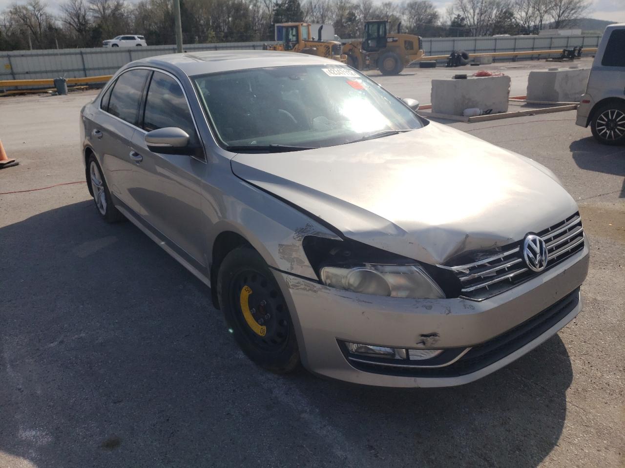 Photo 1 from auction – 2013 VOLKSWAGEN PASSAT SEL with VIN 1VWCN7A38DC067950