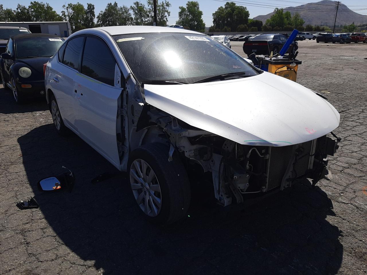 NISSAN SENTRA S 2017 with VIN 3N1AB7AP2HY239234 - Photo from auction